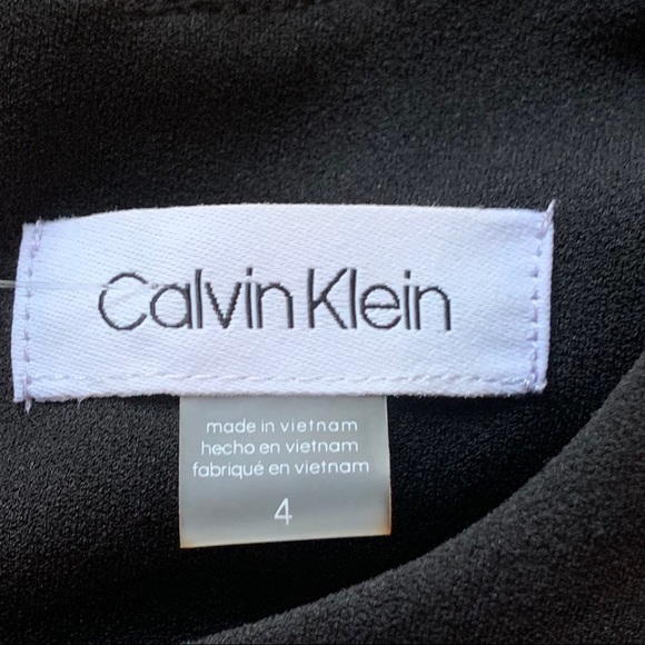 Calvin Klein Crisscross Ruffle Sheath Dress - Picture 5 of 7